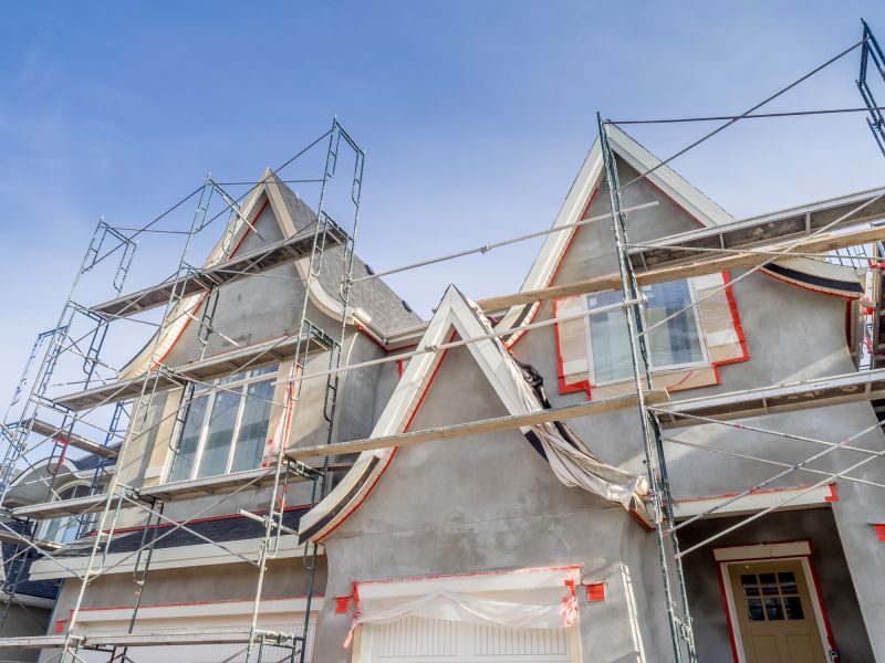 Weather-Dependent Stucco Work